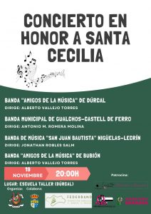 Lee más sobre el artículo Concierto de Santa Cecilia-Certamen de bandas 2022